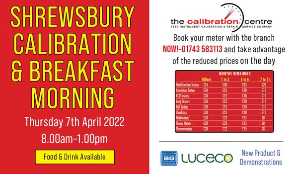 Discount Calibration in-branch at BEW Shrewsbury Thursday 7th April 2022 with BG Luceco on site.